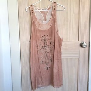 BRAND NEW never worn, Faded cream tones tank dress